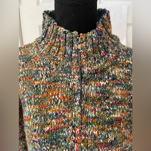 River Rainbow Knit Cardigan/Sweater Full zip. Size XL - Picture 4 of 15